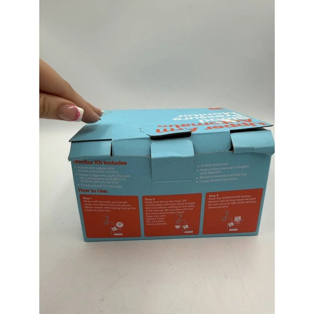 Target Up&Up Upper Arm Automatic Blood Pressure Monitor OPEN BOX